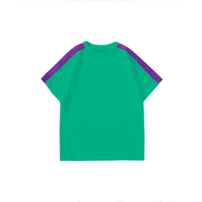 全自訂手袖拼色T-shirt | 印tee | 印Tshirt | 班tee | Soc tee | 團體服訂造 | 公司制服